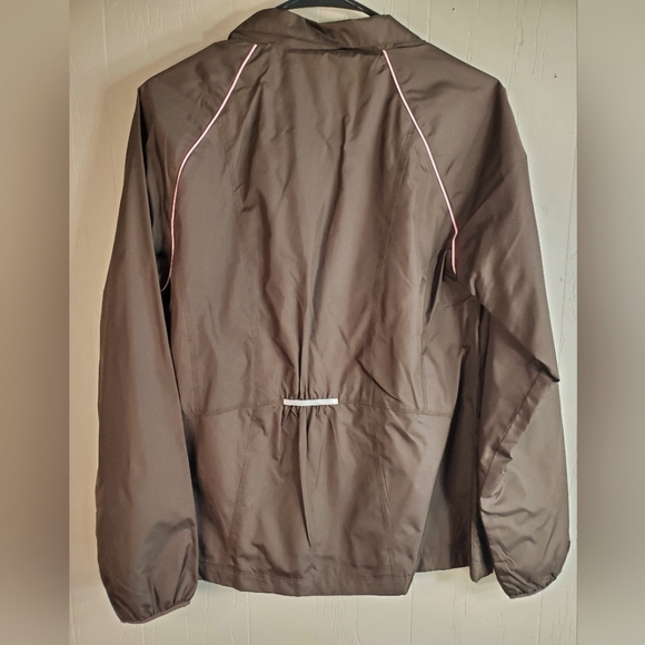 Danskin windbreaker, brown/pink,sz medium - Picture 2 of 4
